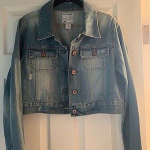 Classic short jean jacket